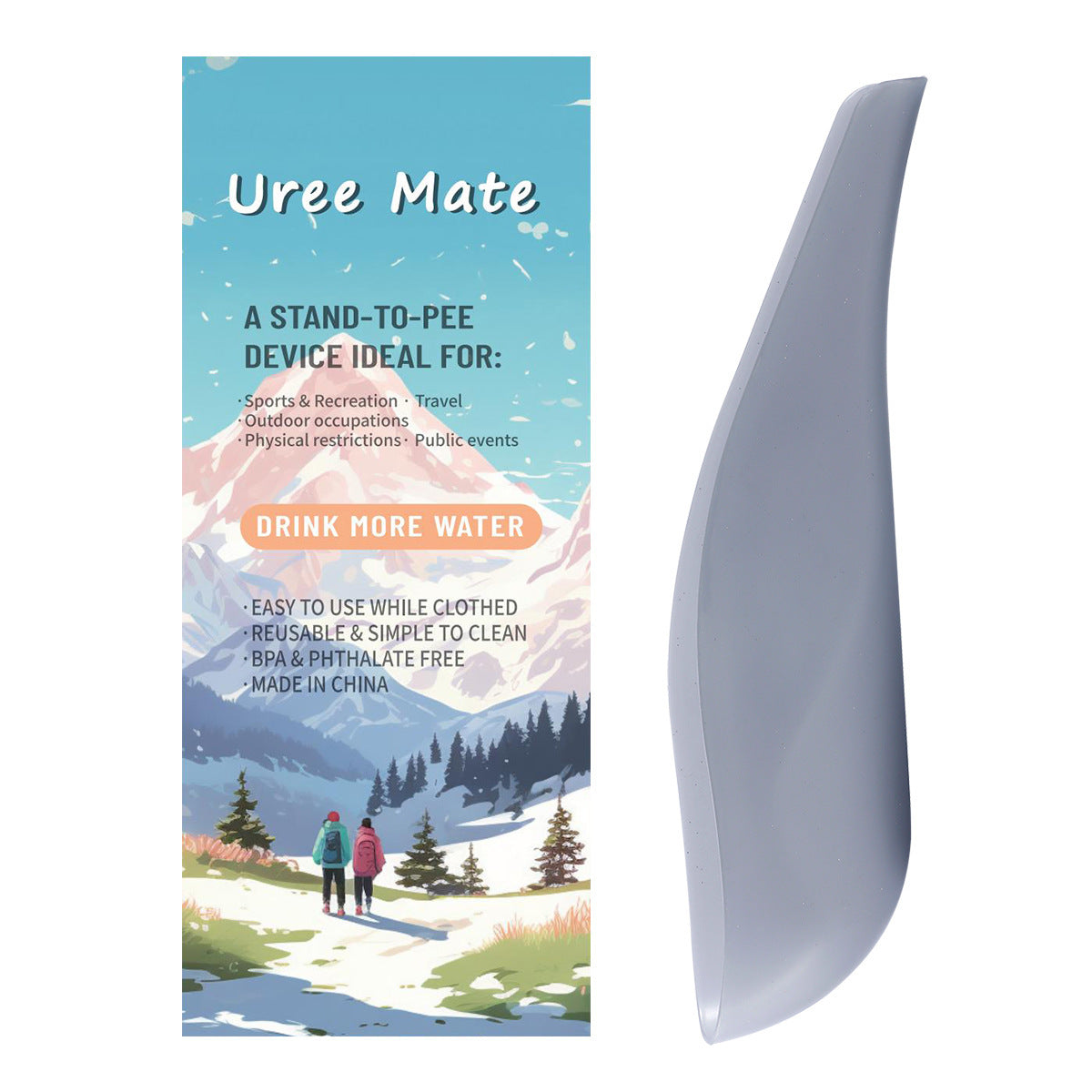 UROVIA ladyflow™ – Portable Female Pee Funnel