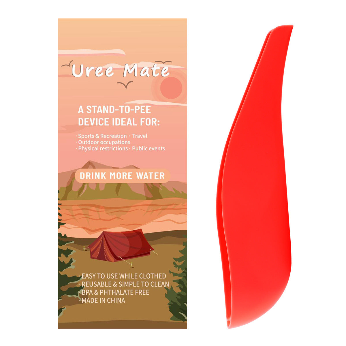 UROVIA ladyflow™ – Portable Female Pee Funnel