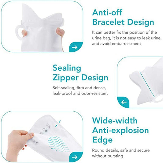 UROVIA LeakGuard™ Emergency Disposable Urine Bags