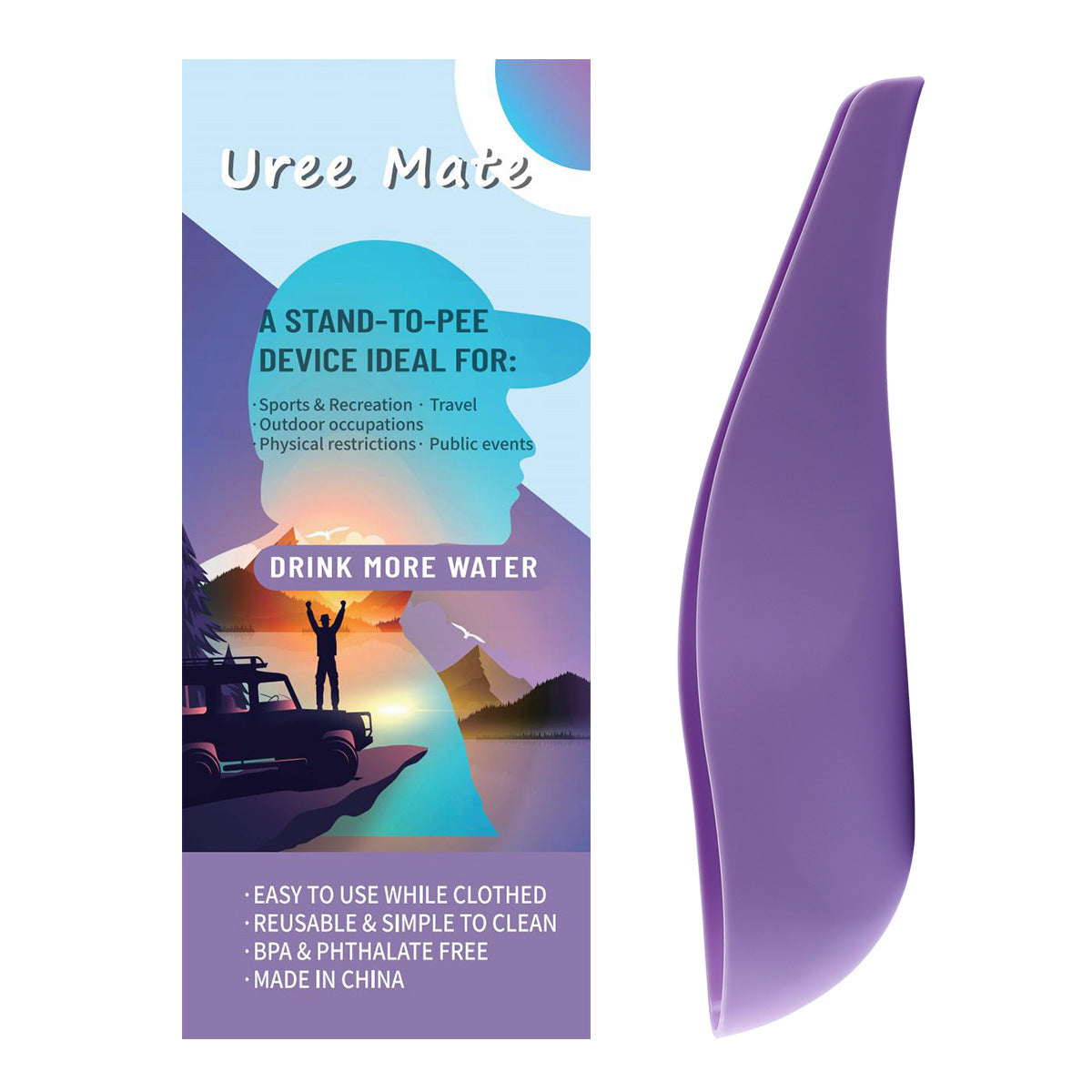 UROVIA ladyflow™ – Portable Female Pee Funnel